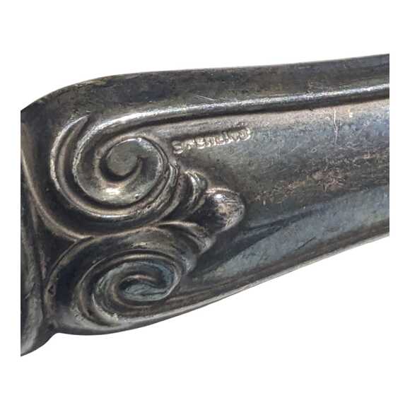 Vintage Sterling Silver Cake Pie Server Sterling Handle & Stainless Steel Blade - Picture 3 of 4